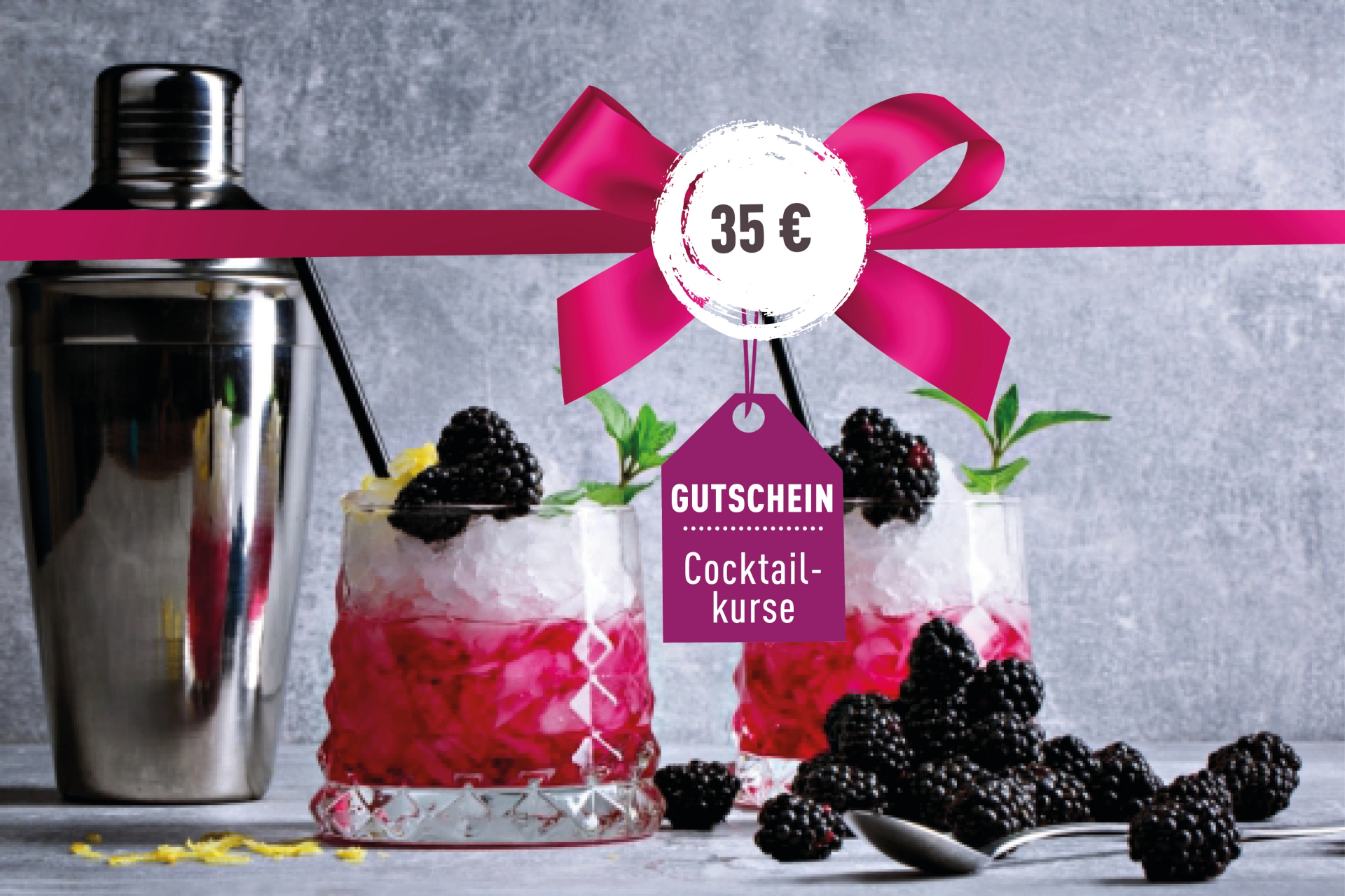 Cocktailkurs-Gutschein: Cocktailkurs-Gutschein 35€